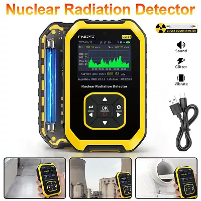 $51.98 • Buy GM Geiger Counter Tube Nuclear Radiation Detector β γ X-Ray Dosimeter Monitor US