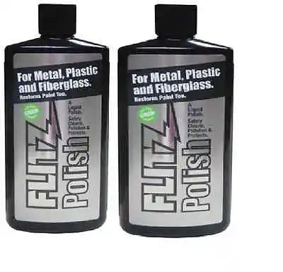 2 Bottles Of Flitz Metal & Fiberglass Polish Liquid Protects Up To Six Months • $16.99