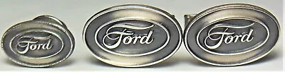 FORD (sterling) Advertising Tie Pin & Cuff Links Employee Service Award • $65