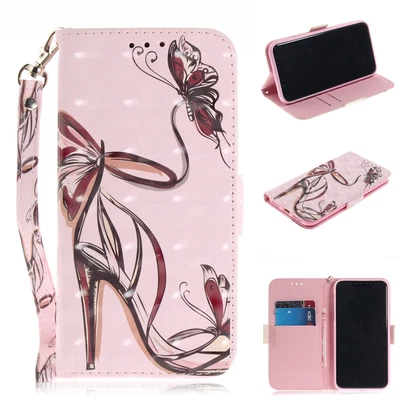 $9.88 • Buy Luxury Leather Wallet Card Pocket Flip Stand Strap Phone Case Cover For IPhone X
