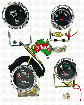 Fits For Massey Ferguson Oil Amp Fuel Temp Gauge Set Kit 135 148 165 168 • $152.50