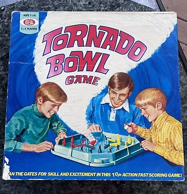 Vintage 1970 Tornado Bowl Game Ideal Toy Corp InComplete • $15.99