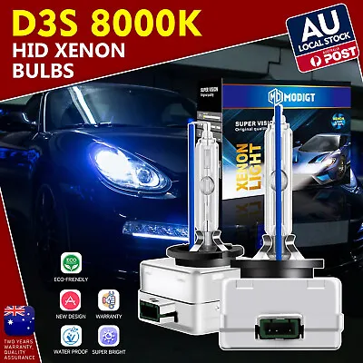 2x D3S 35W Xenon HID Headlight Headlamp Bulbs Compatible With 66340 9285304244 • $45.49