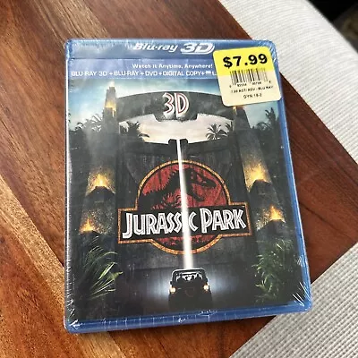 Jurassic Park 3D Blu-ray 3-Disc Set (BRAND NEW & SEALED) • $11.99