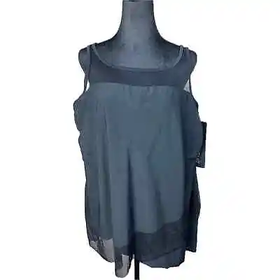 NWT  Miraclesuit Illusionist Mirage Underwire Tankini Top Slimming Plus Size 18W • $78
