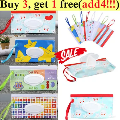 Wet Wipes Bag Box Case Accessories Cosmetic Pouch Stroller Baby Product Case Hot • £3.41