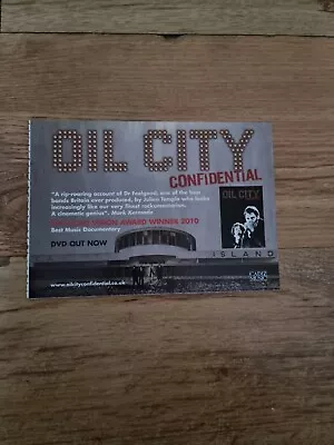 Tnewm42 Advert 5x8 Oil City Confidential:dvd • £5.99
