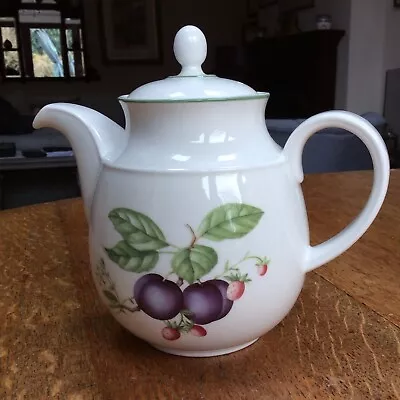 Marks And Spencer Ashberry Pattern Nice 2pt Teapot & Lid 18.5cmh - • £9.99