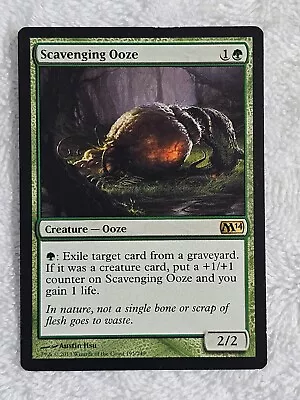 MTG Scavenging Ooze #195 Magic 2014 (M14) Magic Gathering Card Rare NM • $2.25