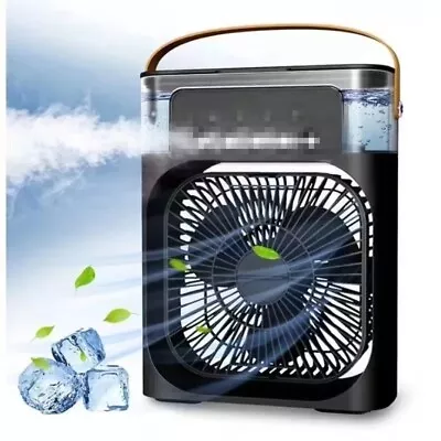 Electric Desk Fan Cooling Air Humidifier Purifier Air Conditioner USB Portable • £14.99