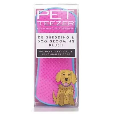 Tangle Teezer Pet Teezer De-Shedding & Dog Grooming Brush (For Heavy 1pcs Mens • $28.90
