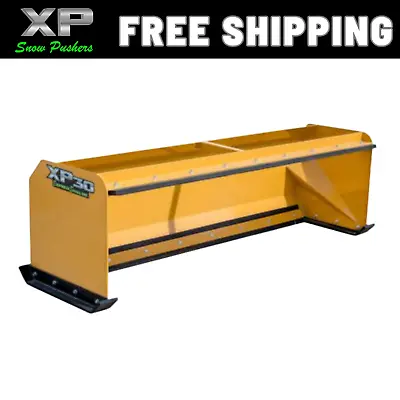 8' Xp30 Snow Pusher/box- Free Shipping- Rtr- Pullback/back Drag- Skid Steer Qa • $2550