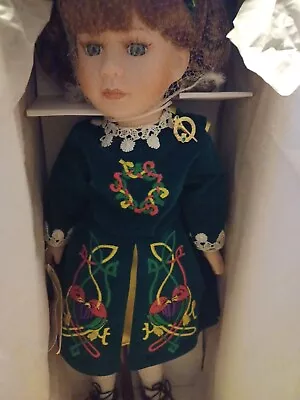 VINTAGE Irish Heritage Porcelain Doll Collection  Sinead  Riverdance Dancer • $20