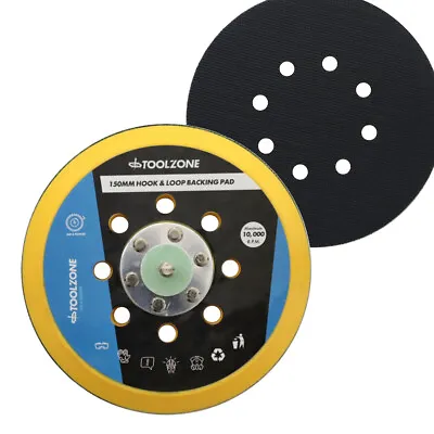 £5.99 • Buy Sanding Disc Backing Pad Hook And Loop 150mm 6  For Sanding Polishing Discs