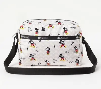 US SELLER-Lesportsac Disney Mickey Mouse Crossbody Shoulder Bag Cartoon Gift • $62.90