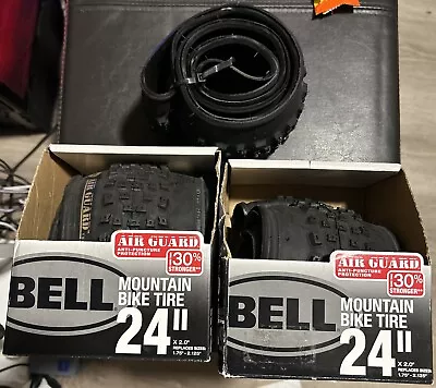 Lot Of 3 Bell Air Guard Mountain Bike Tire 24 In. X 1.75-2.125 In. Black • $1.50