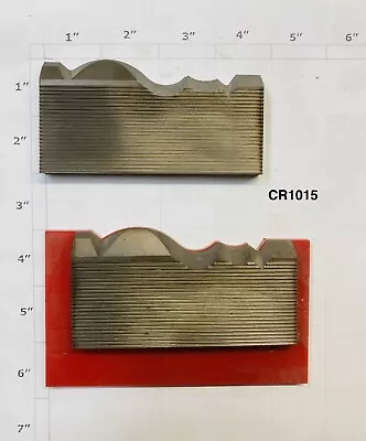5/16 Corrugated High Speed Steel Molding Knives - Crown Molding Profile - • $85