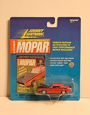 Johnny Lightning - Mopar - Red 1970 AAR Cuda - New On Card - ©️ 2000 • $12.99