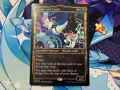 Errant And Giada Showcase Foil - MOM 0306 - Misprint - Crimped - MTG • $10