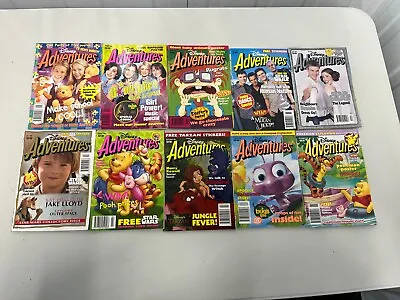 Disney Adventures Magazine Bulk Lot Of 10 Issues 1999 (missing Jan And Dec) • $57.92