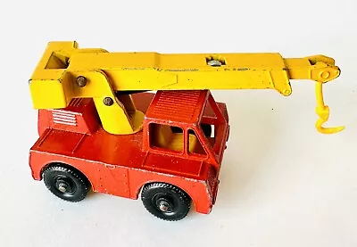 VINTAGE 1969 Matchbox/LESNEY #42 Iron Fairy Crane Made In England Toy • $15.99