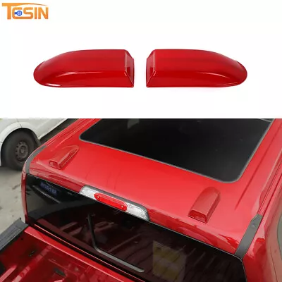 2x Red Roof Antenna Base Cover Trim Bezels For Ford F-150 2021-23 Exterior Parts • $20.49