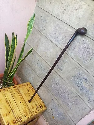 $58 • Buy 37  Maasai Ebony Rungu/Walking Cane/weapon/support Cane