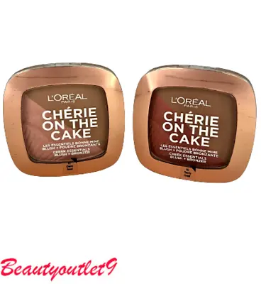 L'Oreal Cherie On The Cake Blush & Bronzer Palette Choose Shade • £7.99