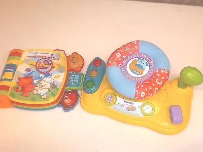 VTech Around Town Baby Driver Rhyme And Discover Book Educational Learning Toy • $16.95