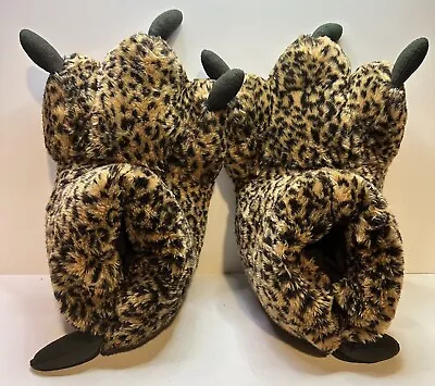 Wishpets Furry Animal Slippers For Kids/Youth And Adults - Size XL • $19.95