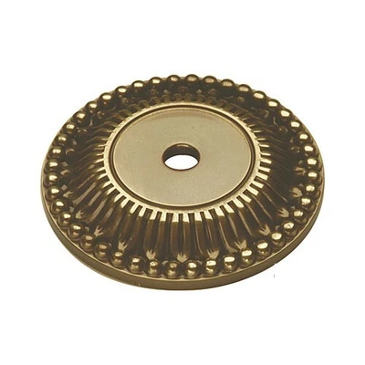 $11.85 • Buy Sherwood Antique Brass Cabinet Knob Pull Backplate 1 5/8  F104 Belwith Keeler