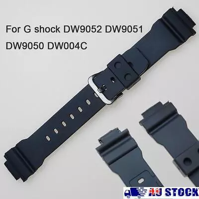 Pin Buckle Silicone Strap For C-asio G Shock DW9052 DW9051 DW9050 DW004C • $13.17