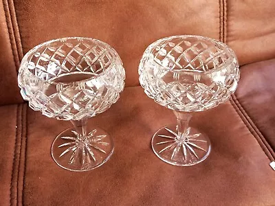 £12 • Buy Edinburgh Crystal Compote/Champagne Coupe X 2 Signed-1955 Onwards. 5.25 