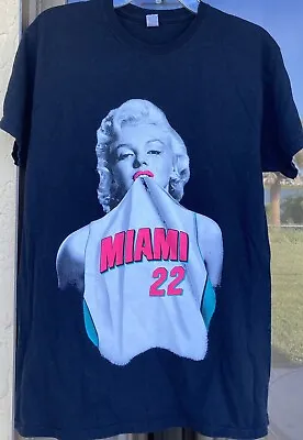 Jimmy Butler 22 Miami Heat Marilyn Monroe Pink Lips T Shirt Size S (39) • $9.99