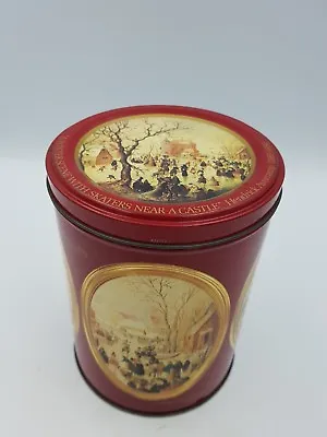 Vintage Mackintosh's Quality Street Tin “a Winter Scene W/skaters Near A Castle  • £14.99