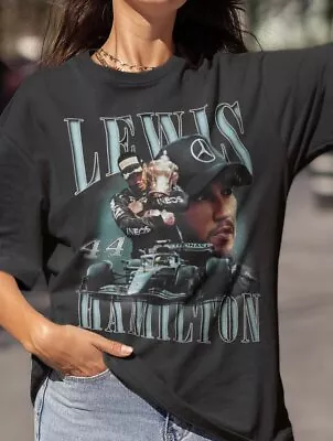 Lewis Hamilton Shirt - Formula 1 Racing 90s Vintage X Bootleg Style Rap Tee • $40.99