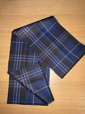 Water Of Life Tartan 100% Wool Fabric Medium Weight  1.44m X 19cm • £16