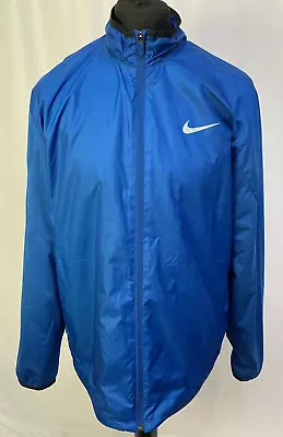 Nike Golf Lightweight Windbreaker Kagool Jacket Royal Blue Large A769 • £19.99