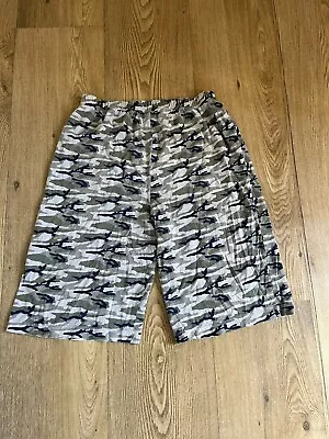 Boys Camo Short Pyjamas Age 12-13 Years • £1.50