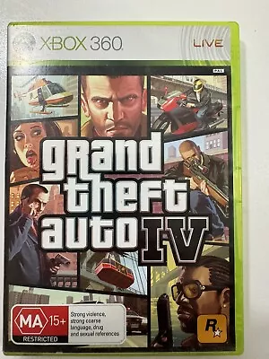 Xbox 360 Grand Theft Auto 4 With Manual And Map • $9.60