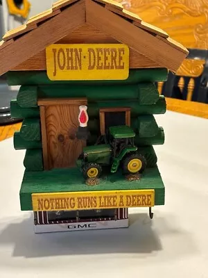 Rare Vintage John Deere House Entrance & Tractor With 4 Hook Key Holder • $12