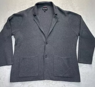 Bonobos Merino Wool Blend Cardigan Sweater Men’s Sz XL Gray • $34.95