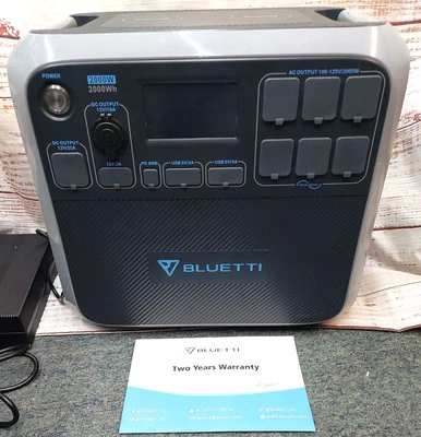 $1099 • Buy BLUETTI AC200P 2000Wh 2000W Portable Power Station LiFePO4 Solar Generator