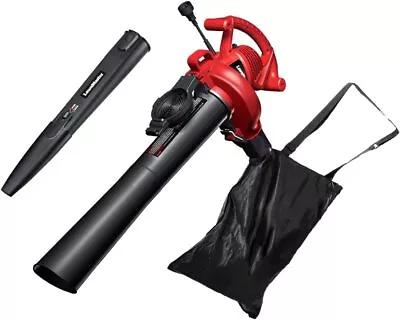 12 Amp 2-Speed Electric Blower Vacuum Mulcher 240 MPH 380 CFM 14:1 Mulch Ratio • $103.99