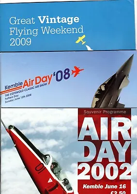 £4.14 • Buy Kemble Air Show & Fly-In Programmes 2002 - 2010 Select From List
