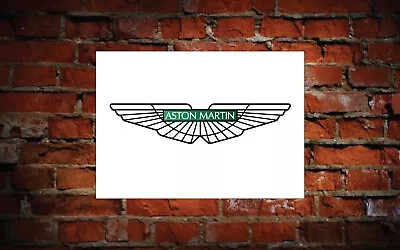 Aston Martin Logo Banner Sign Waterproof Man Cave Garage • $16.15