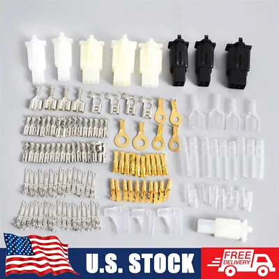 Motorcycle Electrical Cabling Wire Connectors Terminal Harness Plug Repair Kit • $8.69