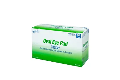 Oval Eye Pad Sterile 1 5/8  X 2 5/8     Box/50 • $6