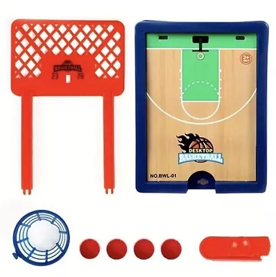 Mini Basketball Game Desktop Arcade Basketball Game Set Mini Tabletop Ball Games • $9