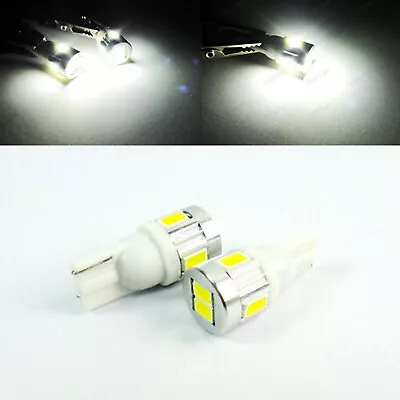 2x For MB MERCEDES-BENZ SAMSUNG 6 SMD LED 168 194 Front Side Marker Light White • $14.99